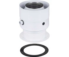SpiroFlex 60/100-80/125 T adapteris baltas