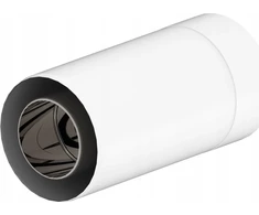 SpiroFlex 60/100 baltas dvisienis vamzdis - 0,25 m