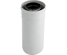 SpiroFlex 60/100 baltas dvisienis vamzdis - 0,5 m