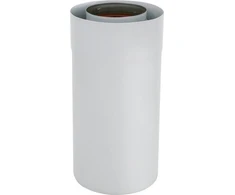 SpiroFlex 60/100 baltas dvisienis vamzdis - 0,25 m