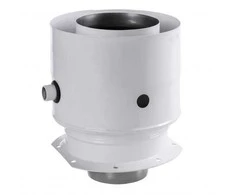 Spiroflex 60/100 T adapteris su kondensatoriumi, baltas. REDUKCIJOS ADAPTERIS SU TERMET KONDENSATORIUMI