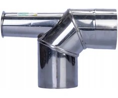 SpiroFlex 60/100 turbo dvigubos sienelės alkūnė (n) 90 su pagrindu
