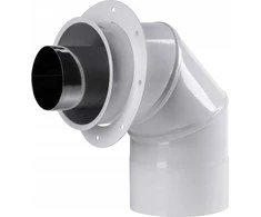 SpiroFlex 60/100 TWK baltas adapteris