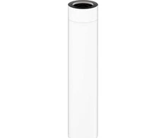 SpiroFlex 80/125 baltas dvisienis vamzdis - 0,5 m DVISIIENĖS Baltas VAMZDIS 0,5 M