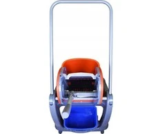 Splast TS-0001 Vieno kaušo vežimėlis 1x25l + JUICER oranžinė-mėlyna