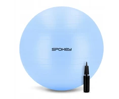 Gimnastikos kamuolys Spokey. šviesus mėlynas, spalv.. 65 cm