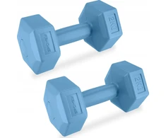 Šešiakampių hantelių rinkinys 2x2 kg Spokey MONSTER
