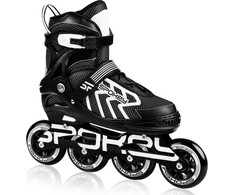 Inline Riedučiai Spokey Khan Bk / Wh Jr 927032-927033