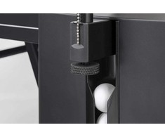 Sponeta SPONETA Design Line stalo teniso stalas – juodas vidaus (pilkas)