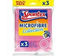Mikropluošto šluostės su porolonu Spontex Multipack, 3 vnt.