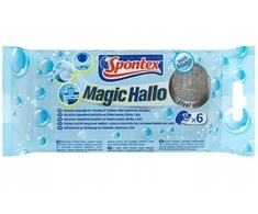 Metaliniai šveistukai su muilu Spontex Hallo, 6 vnt.