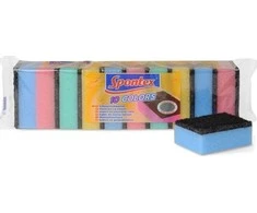 Šveičiančios kempinės Spontex 10 Colors, įv. spalvų, 10 vnt.
