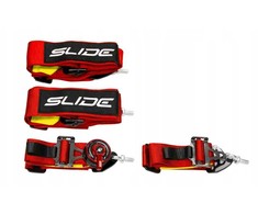 Sportiniai diržai Slide V2 Quick Carbon Raudona 4P 3"