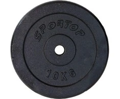 Ketaus svoris juodas 10 kg Enero Fit