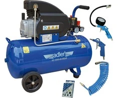ADLER KOMPRESORIUS 50l AD 2050-50-8BAR 230V SU PRIEDŲ RINKINIU