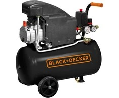 Black &amp; Decker Juodas+DECKER KOMPRESOR OLEJOWY 24L/1,5KM/8BAR