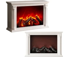 Springos Dekoratyvus LED židinys klasikiniu stiliumi, 10 x 33 x 21 cm