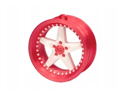 Springos Kalėdinis raktų pakabukas su apvadu „Slide Rim 09“ rausvai baltas, 70 mm