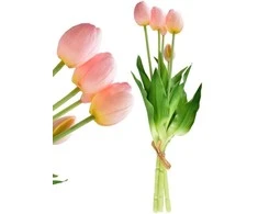 Springos Mondex Since 1986R VIRIDIS Dirbtinė gėlė Puokštė iš 5 rožinių tulpių, 40 cm