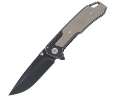 „Spyderco Smith &amp; Wesson“ – sulankstomas EDC peilis – 8Cr13MoV – pilkas