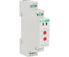 F&amp;F EPM-621 srovės relė 16A 1NO/NC 80-265V AC energijos suvartojimo krypties valdymas 0-2kW DIN bėgiui