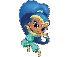 Nickelodeon Dekoracje „Shimmer &amp; Shine Wall“ dekoravimas - blizgesys (mažas)