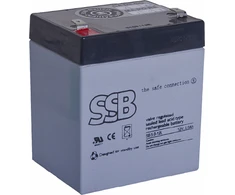 Akumuliatorius SSB SB 5-12L 12V 5Ah AGM veikimui nereikia priežiūros