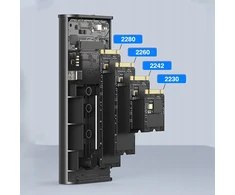 SSD korpusas M.2 NVME Pcie USB-C 4.0 M2 Thunderbolt 4 disko lizdas 40 GB Zenwire M280U4C