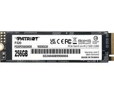 M.2 SSD - Patriot Viper P320 256GB 2.2GB/s, Juodas