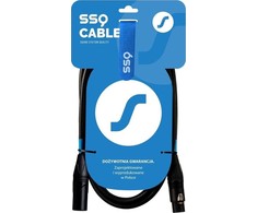 SOUND STATION QUALITY (SSQ) Sound Station Quality XLR Kabelis - SSQ DMX1 1 m Juodas
