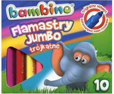 Flomasteriai Bambino, 10 spalvų