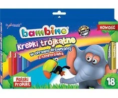 St. Majewski BAMBINO trikampiai taškai 18kol.in medienos + tempo.