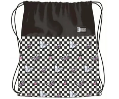 STRIGHT SHOE BAG CHESSBOARD BUTTERFLIES
