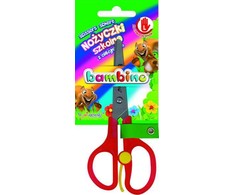 Bambino mokyklinės žirklės kairiarankiams, 1 vnt.
