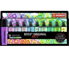 Stabilo – Highlighter Boss Original Arty – Cool Colors (10 vnt) (200992)