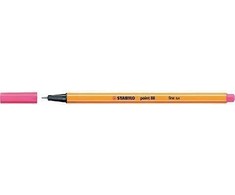 Stabilo point 88/17 plunksninis rašiklis, 0.4 mm, rožinis
