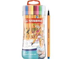 Žymeklių rinkinys Stabilo Point 88, 30 vnt.