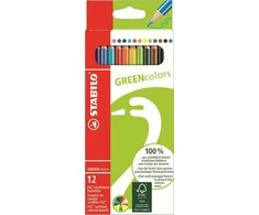 Stabilo Greencolor kreditai 12 spalvų (379885)