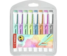 Stabilo Teksto žymekliai SWING COOL pastel 8vnt.