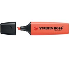 Stabilo Teksto žymeklis BOSS pastel. koralo raudonas