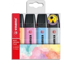 Stabilo Zakreślacz STABILO BOSS Original Pastel etui 4vnt. Stabilo