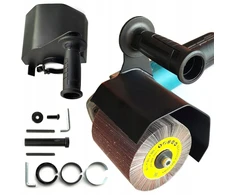 Stabilus Glob Tools priedas kampiniam šlifuokliui skirtas satinavimui su šepečiais 125x100mm GT04-01 (GLOBTOOLS-GT-04-01)