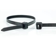 Stabilus WKK Złączki kablowe su plastiku juoda UV-stabilizowane 530x9mm 100 vnt.