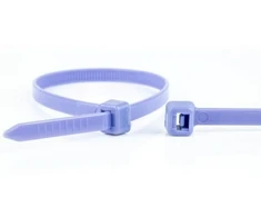 Stabilus WKK Kabelių jungtys iš plastiko Violetinė 100x2,5mm 100 vnt.