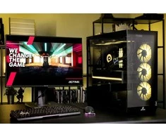 Stacionarus kompiuteris Actina 5901443415930 PC AMD Ryzen™ 7 9800X3D 32 GB DDR5-SDRAM 2 TB SSD AMD Radeon RX 9070 XT Midi Tower Juodas