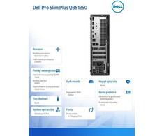 Stacionarus kompiuteris Kompiuteris Dell Slim SLIM PLUS QBS1250, Core Ultra 7 265, 16 GB, Intel Graphics, 512 GB M.2 PCIe Windows 11 Pro
