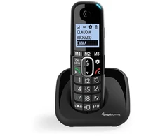 Stacionarusis telefonas Amplicomms BigTel 1500 Telefonas DECT sistemoje Skambučio gavėjo vardo ir identifikavimo funkcija Juodas (ATL1423327)