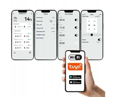 Oro stotis Meteo Oro stotis POGODY Belaidė METEO Higrometras Barometras WIFI SP601