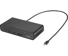 Asus | DC300 trijų ekranų USB-C dokas | 90XB08CN-BDS090 | DisplayPort jungčių kiekis: 1 | HDMI jungčių kiekis: 1 | Ethernet LAN