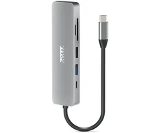 Baseus PORT CONNECT | Mobilioji įkrovimo stotelė 1 x 4K USB-C 5 įrenginiams, 100 W